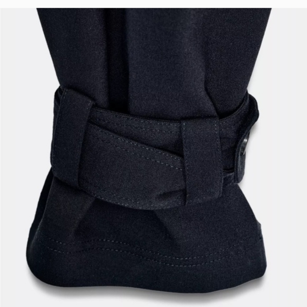 Zara Black Wide-Leg Cargo Pants - Picture 6 of 15